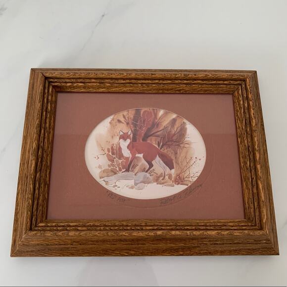 Vintage Robert A Fleming Fox Wall Art - Picture 2 of 6